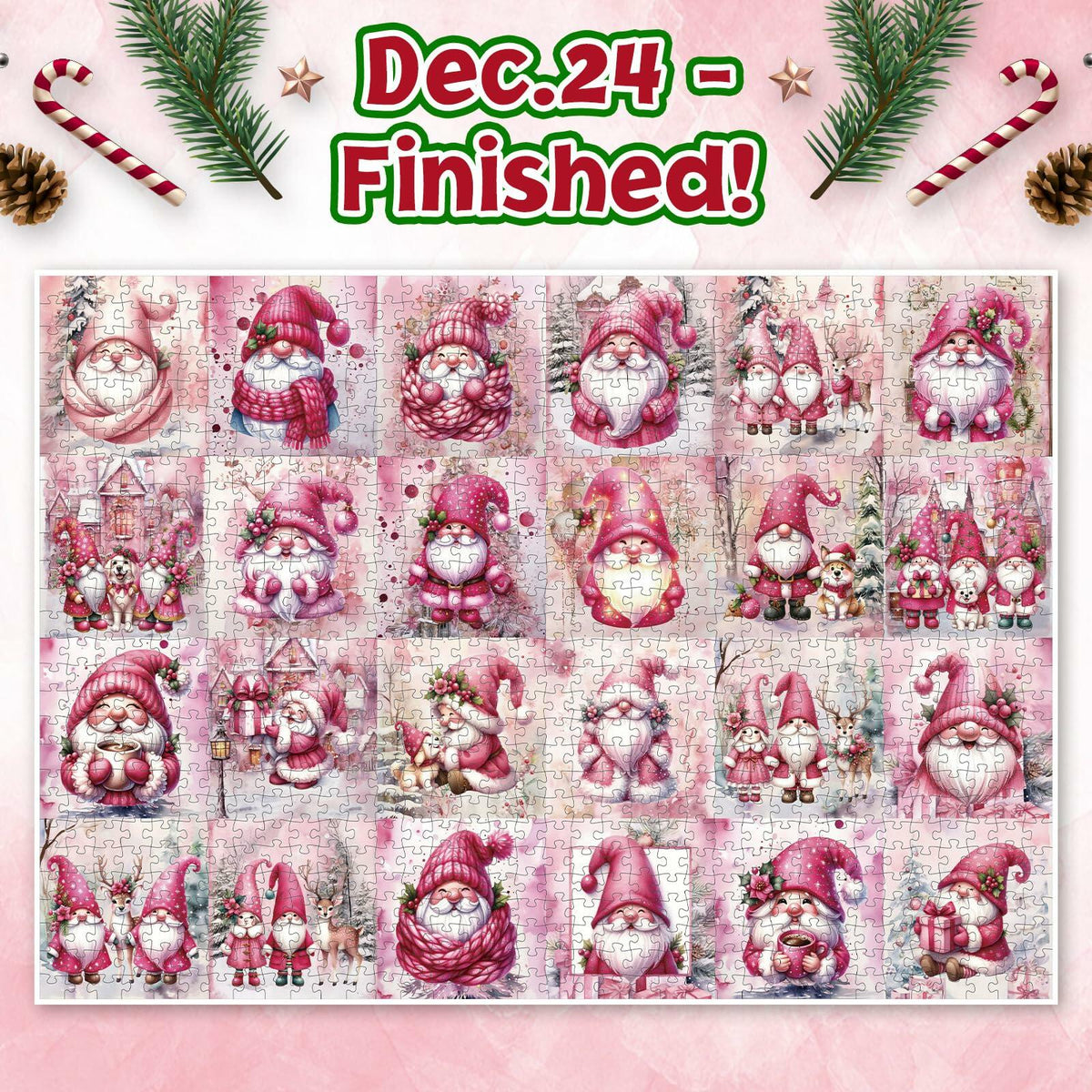 3D Quilling Animal Advent Calendar, 1008 Pieces, 24-Day Countdown