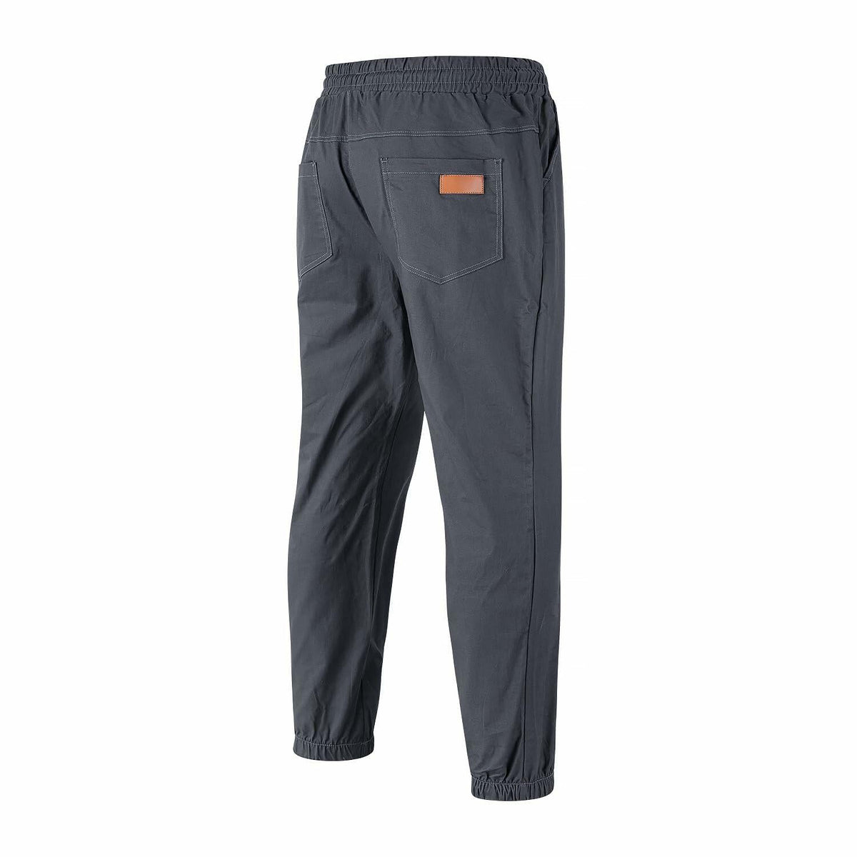 MGYIMOYUGYM Men's Casual Cargo Hiking Joggers Pants Dark Grey Size XXL