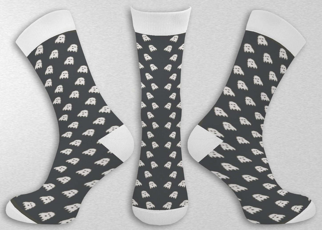 Euroscarves Casual Socks Ghost US 8-11 Regular Size