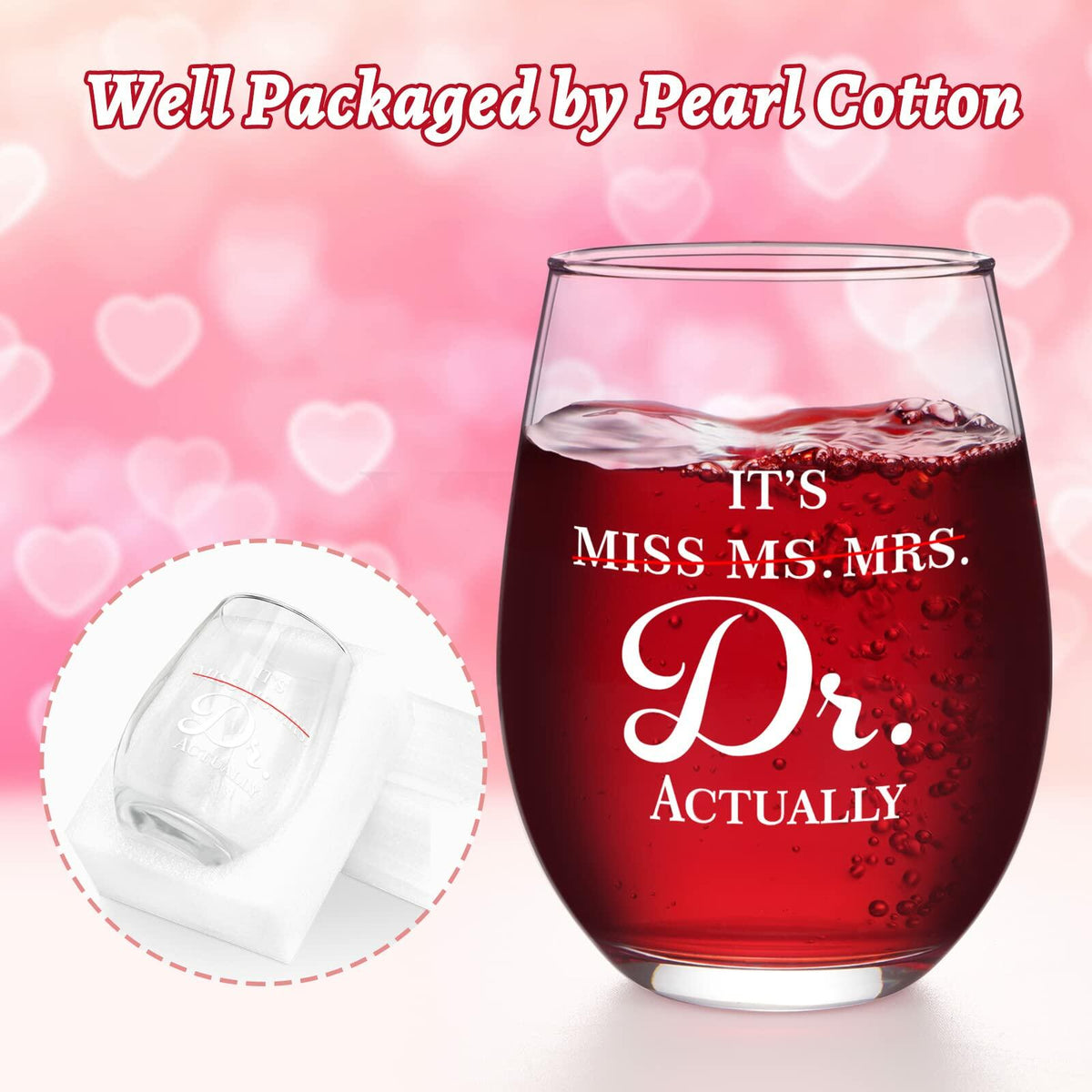 Futtumy Thanks for Not Putting My Boyfriend Up Stemless Wine Glass Gift