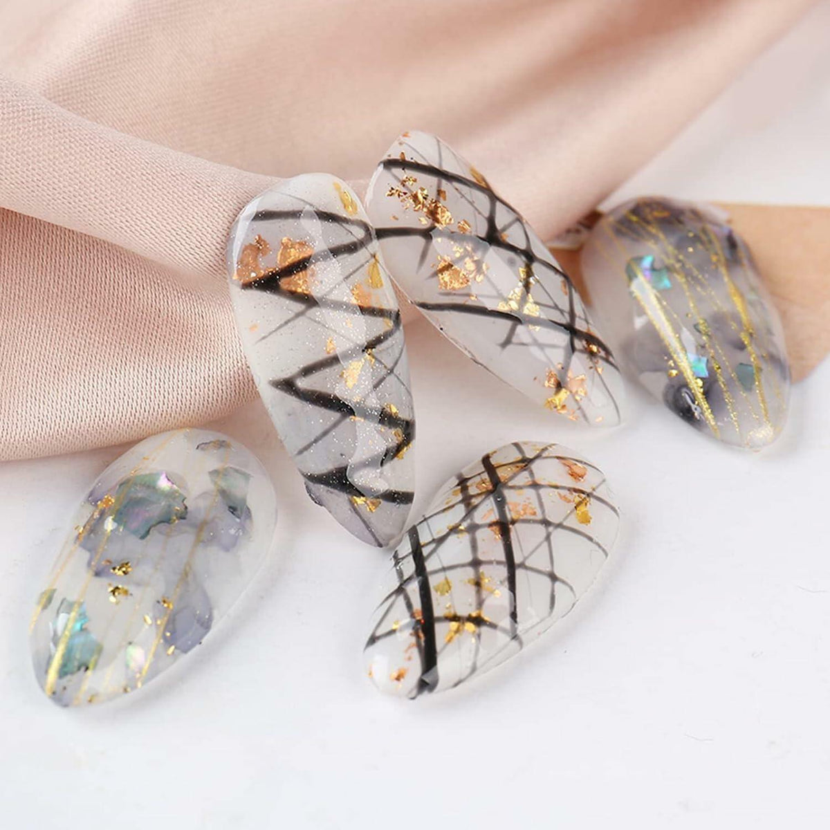 Vonrui Black Spider Gel Nail Art Paint UV LED Manicure Nail Gel
