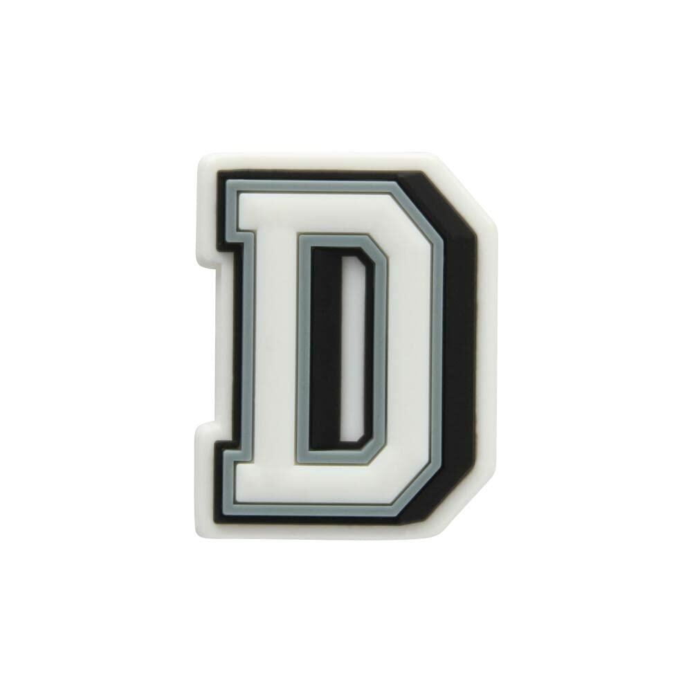 Crocs Jibbitz Letter D Shoe Charms One Size