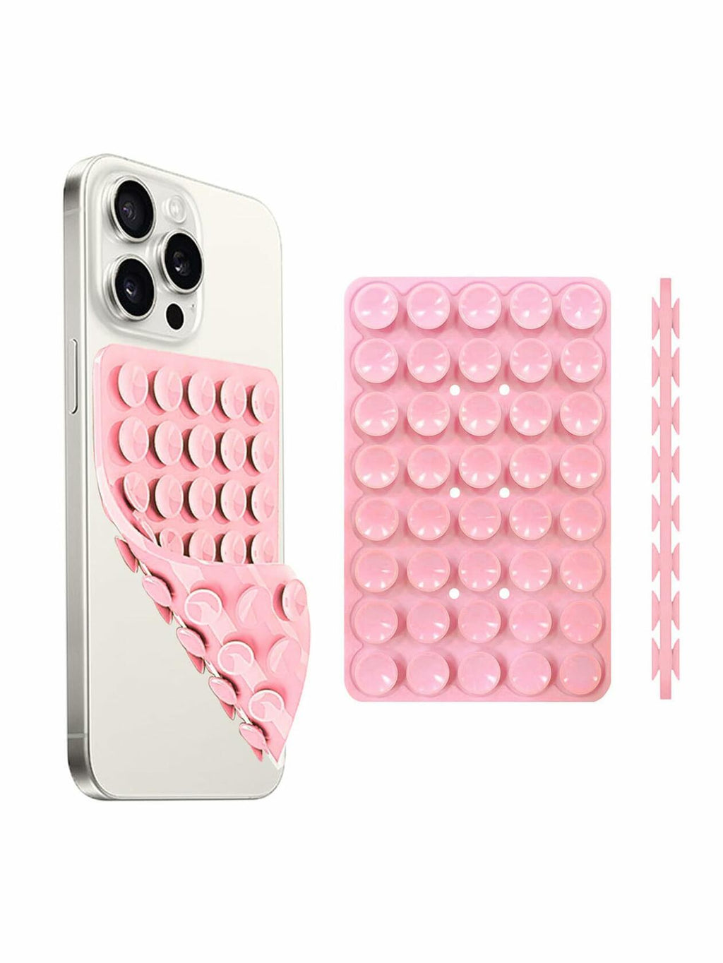 YIGO MASTER Silicone Suction Cups for Cell Phone Case Clear Durable Easy Use