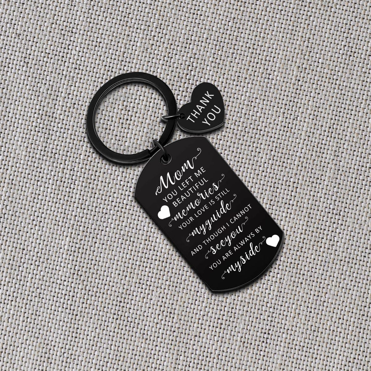 Potok Sympathy Gifts Keychain Loss of Mom Memorial Gift Eternal Love