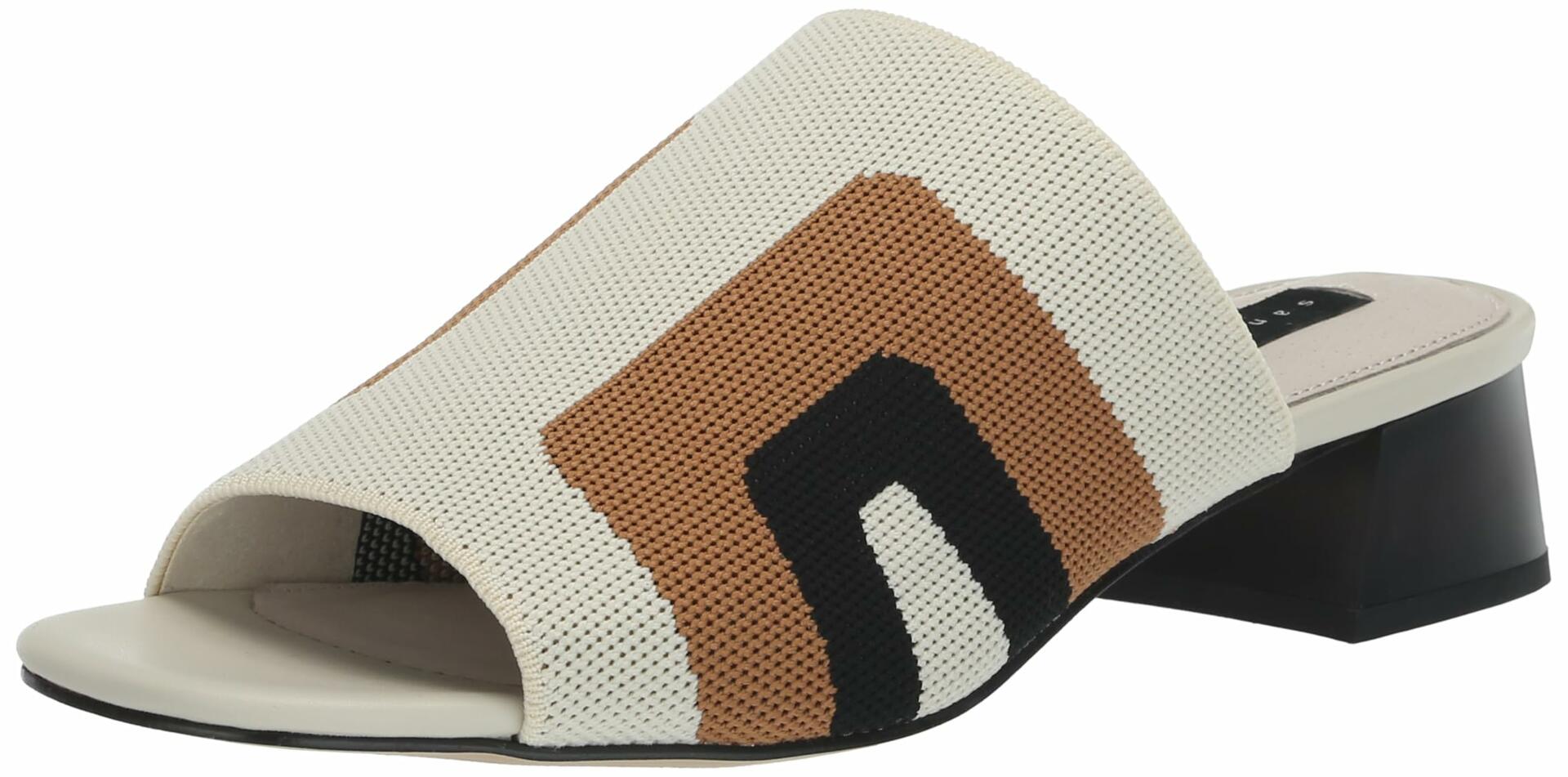 Sanctuary Women's Rumble Sandals Size 5 Milk/Bistro/Black Stylish & Comfy