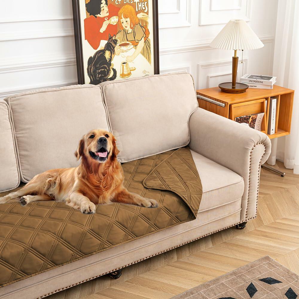 fuguitex Waterproof Reversible Dog Blanket Brown Size 30x53