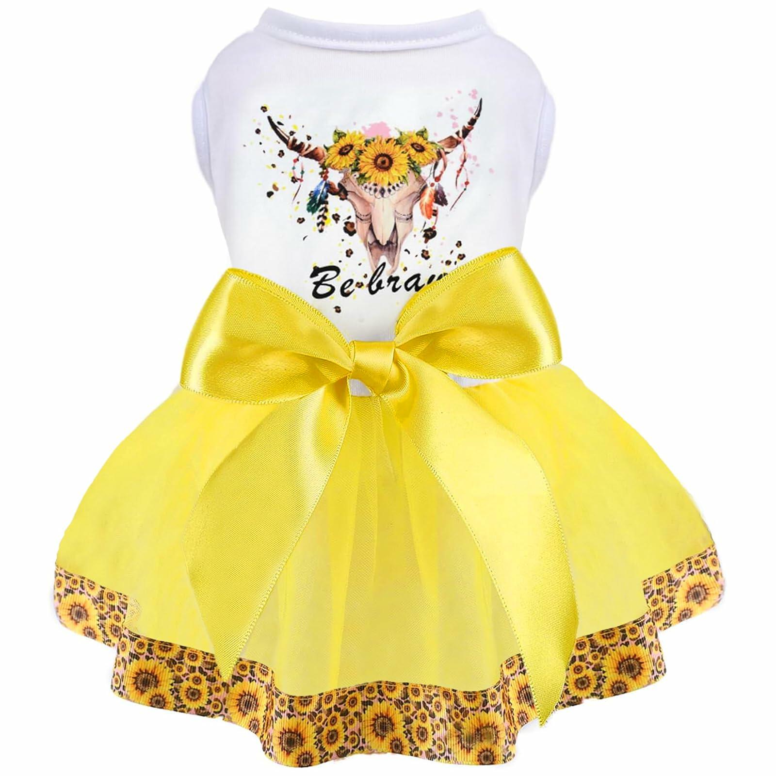 Dog Dress Puppy Skirt Tulle Lace Birthday Party Small XS Size