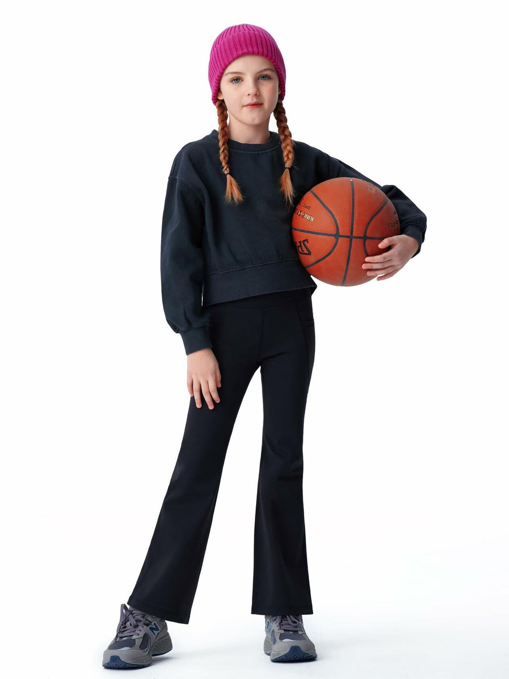 all about pants Kids' Activewear Leggings Girls' Yoga Pants Black 4 T