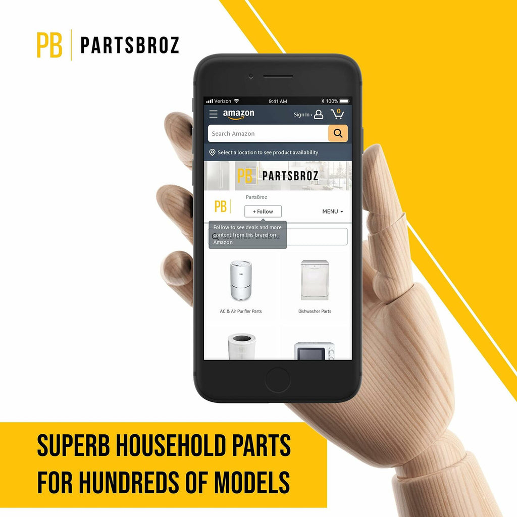 PartsBroz K060763 Micro-V Serpentine Drive Belt Compatible with Gates Black