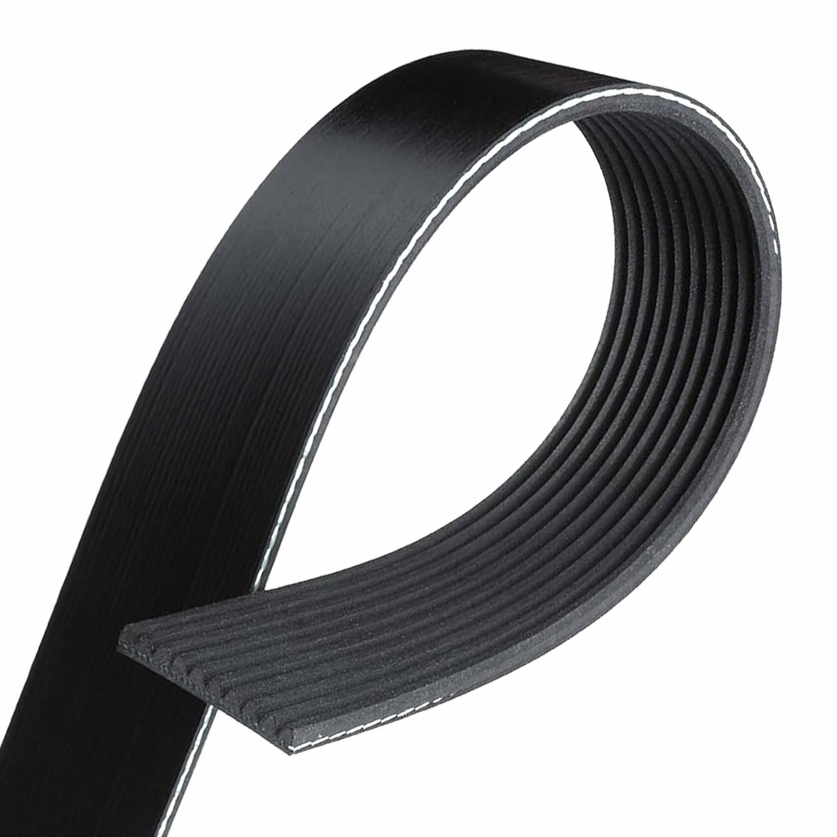 PartsBroz K070644 Micro-V Serpentine Drive Belt Compatible BMW Black