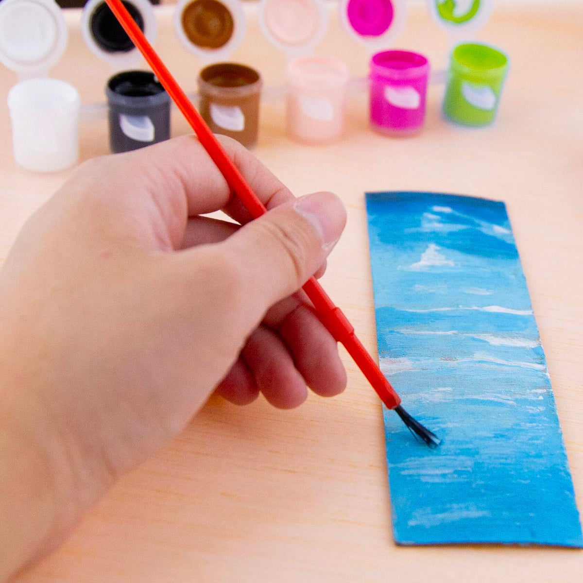 [Like New] BAZIC Kid's Paint Set 12 Colors 60ml Non-Toxic Vibrant Colors 1-Pack
