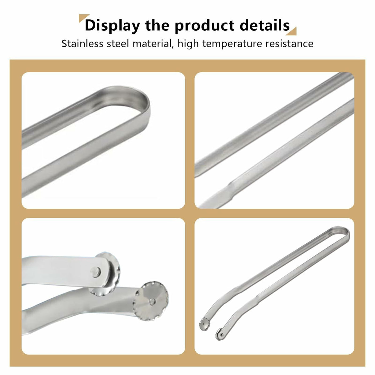 [Like New] QKFU BBQ Sa-Used Rotating Maybe, Flip Bacon Steak Meat Sausage Vegetables Tongs