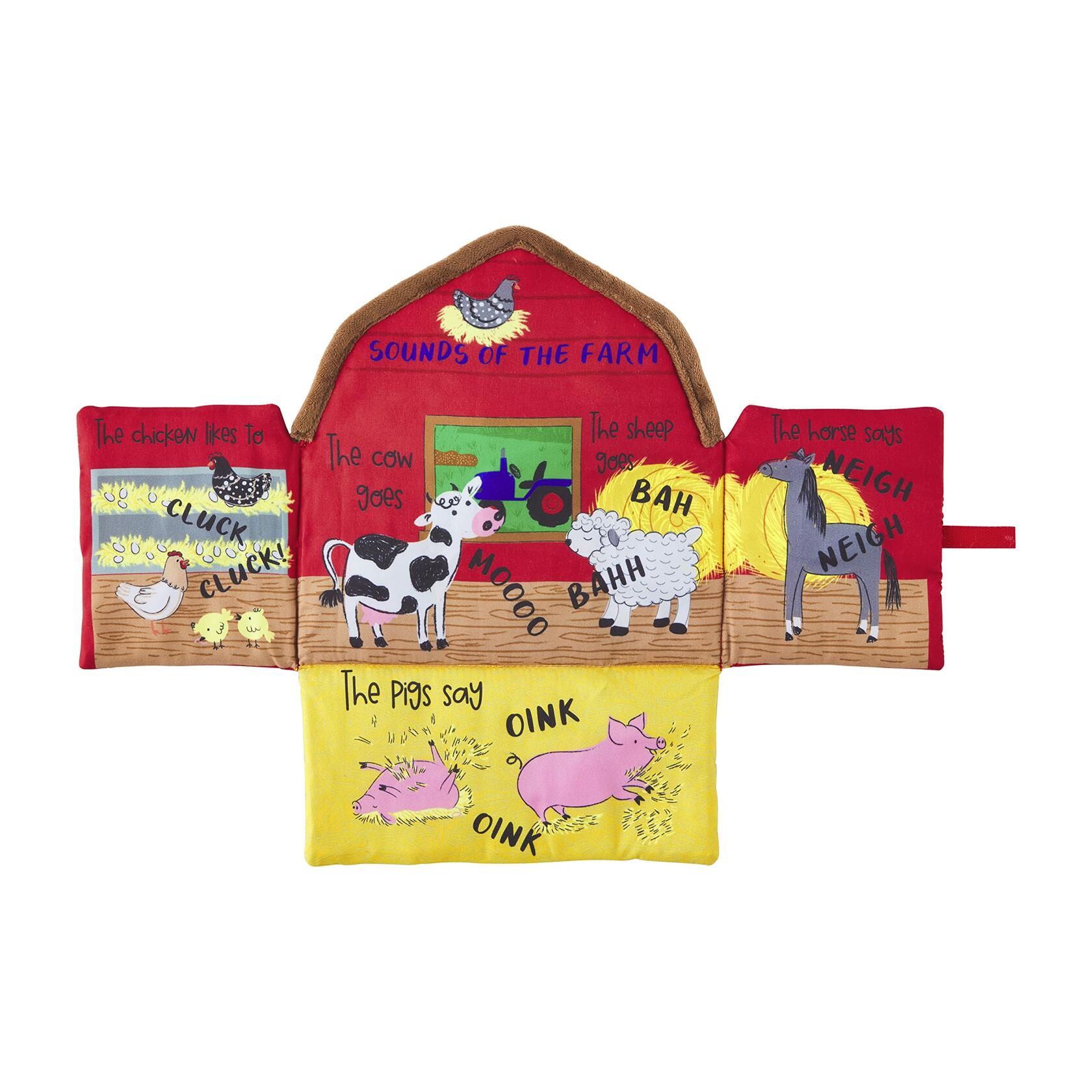 [Like New] Mud Pie Children's Farm Sounds Book Interactive Sound Book 0.19lbs