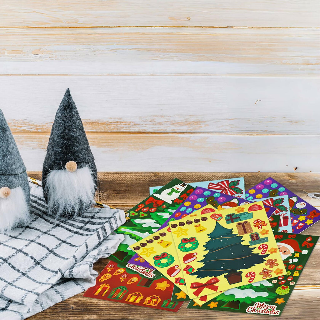 40 Sheets Christmas Tree Stickers DIY Crafts Party Present Supply