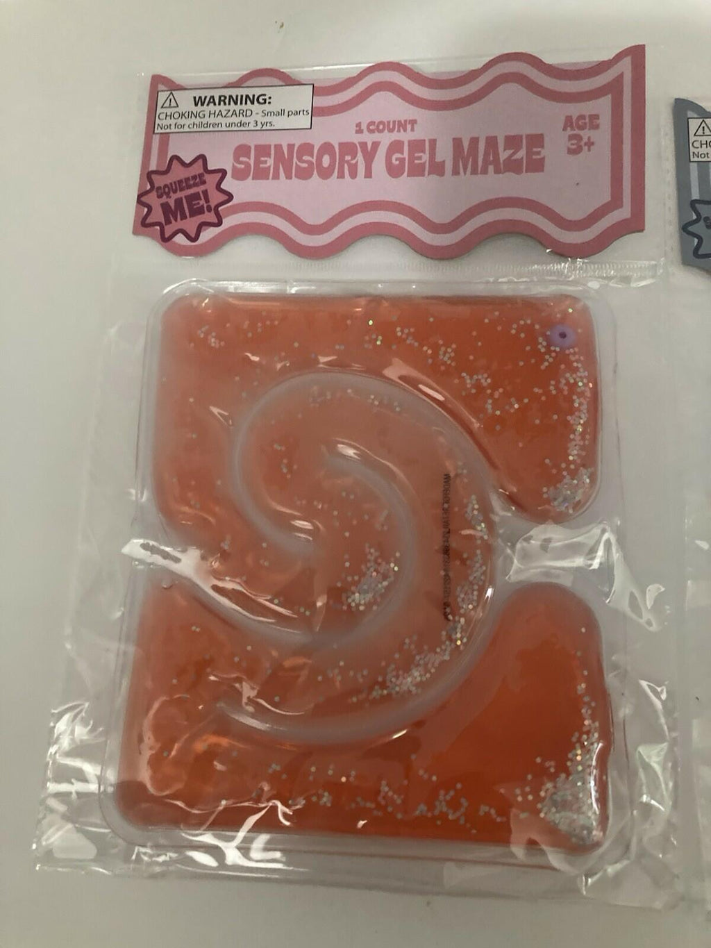 Target Bullseye Playground Sensory Gel Maze Fidget Toys Set of 2 Multicolor