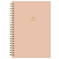 The Everygirl Wellness Planner 2025 Weekly Monthly Wirebound Desert Rose 5x8