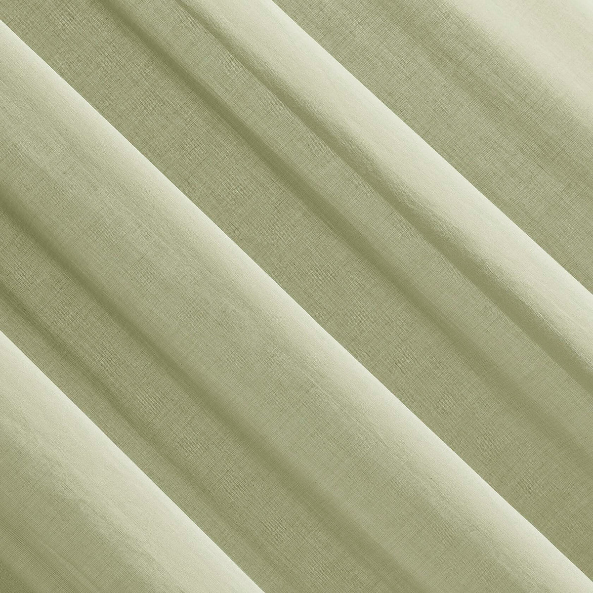 Archaeo Cotton Sheer Curtain 50x63 Moss Green 1 Panel