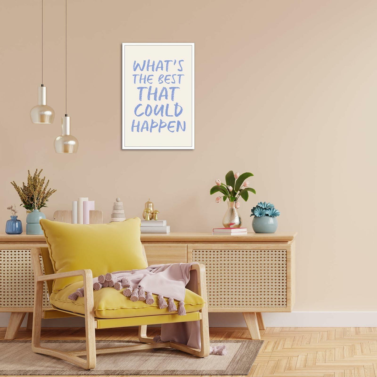 HQPCNGZ Retro Psychology Quotes Poster Canvas Multi 005 12x16in Unframed