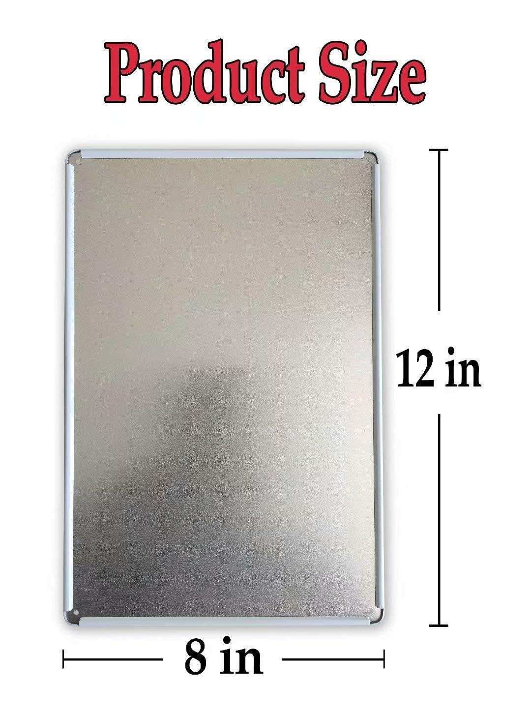 NIUMOWANG Paul The Alien Metal Sign 12x8 Inches Green Stylish
