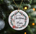 AnhTram97 My First Christmas As Meme 2025 Ornament White Ceramic Both Sides