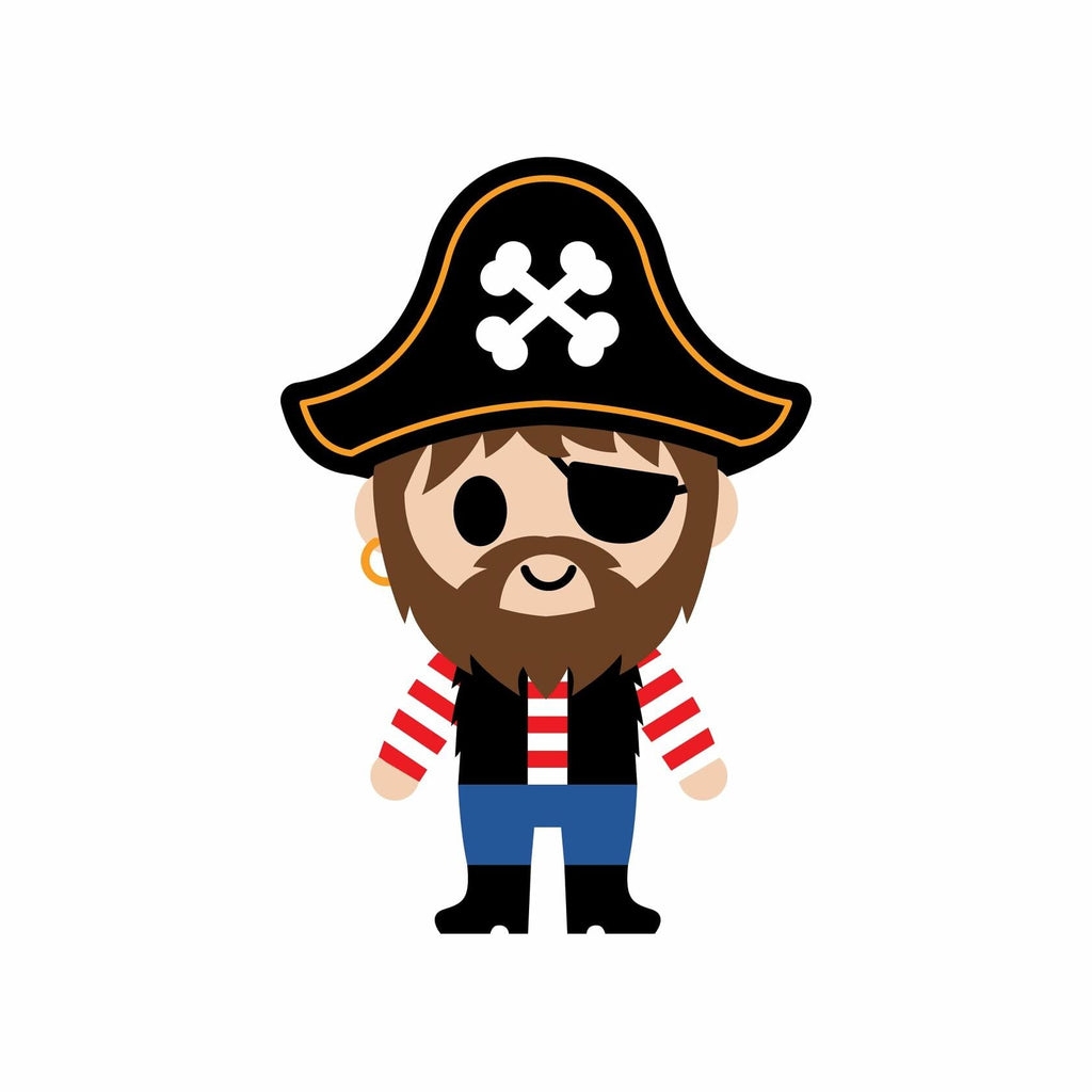 Boo Boo Buddies Kids Adhesive Bandages Pirate Skull Style 24 Count