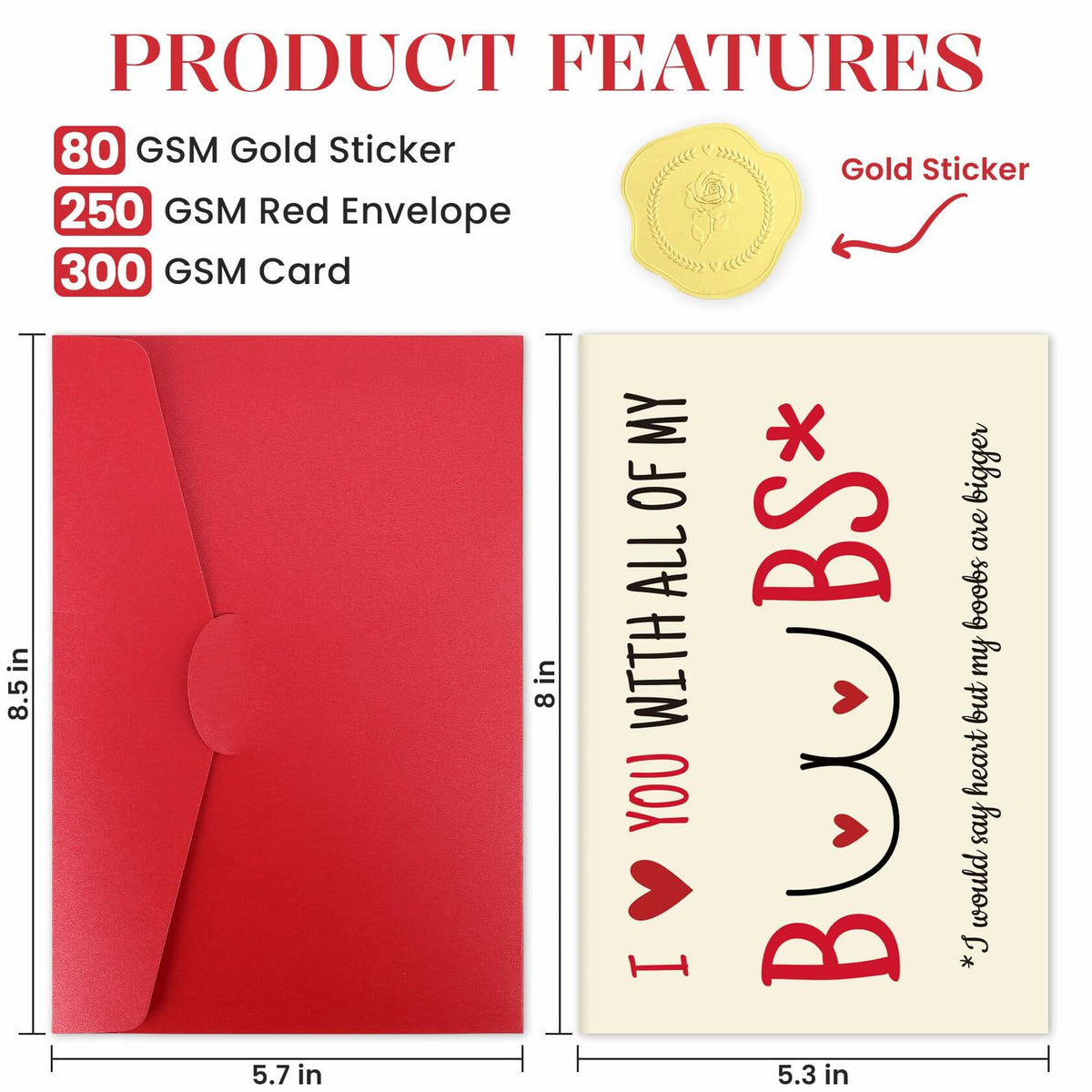 ZapDesk Funny Valentines Day Card for Him Husband Boyfriend Fiance C-Style16