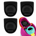 PEUTIER 3pcs Black Stopper for Owala FreeSip Bottle Lid Seal Silicone Plug