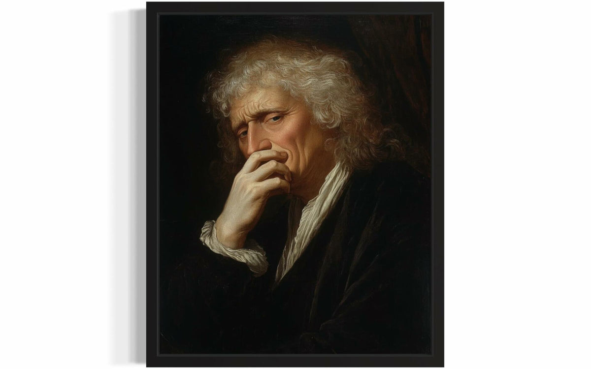 aj decor Isaac Newton Bathroom Wall Art Print Poster 8x10 inches Unframed