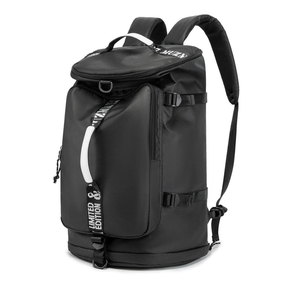 FUNYAGO Gym Duffle Bag Waterproof Laptop Backpack 40L Purple Size Standard