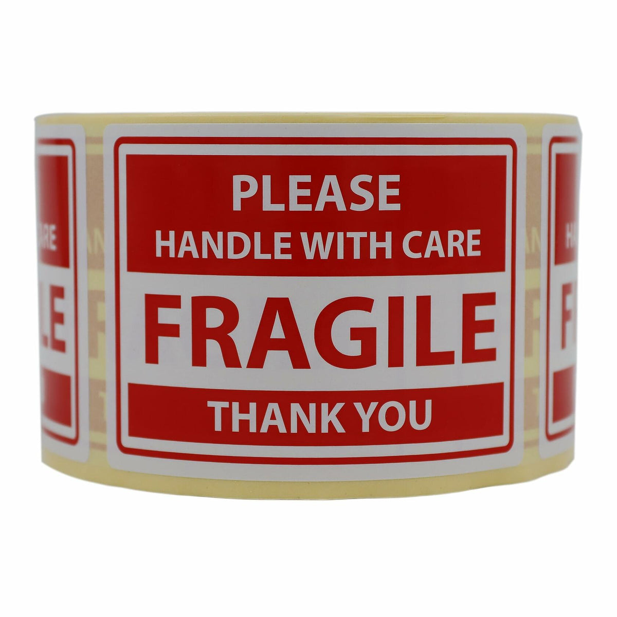 hazır etiketler Fragile Stickers 2x3 Inch Permanent Adhesive 500 Labels Roll