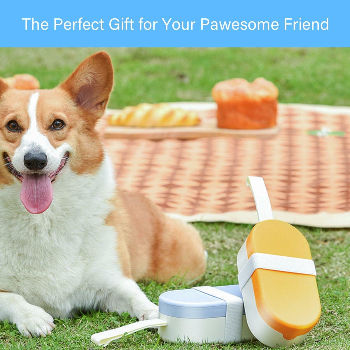 Maatouna Dog Water Bottle Foldable Leak-Proof Portable Outdoor Yellow