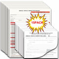 KIKIGO DOT Inspection Forms Annual Vehicle Report 2-Ply 3-Ply Carbonless 15 Pack