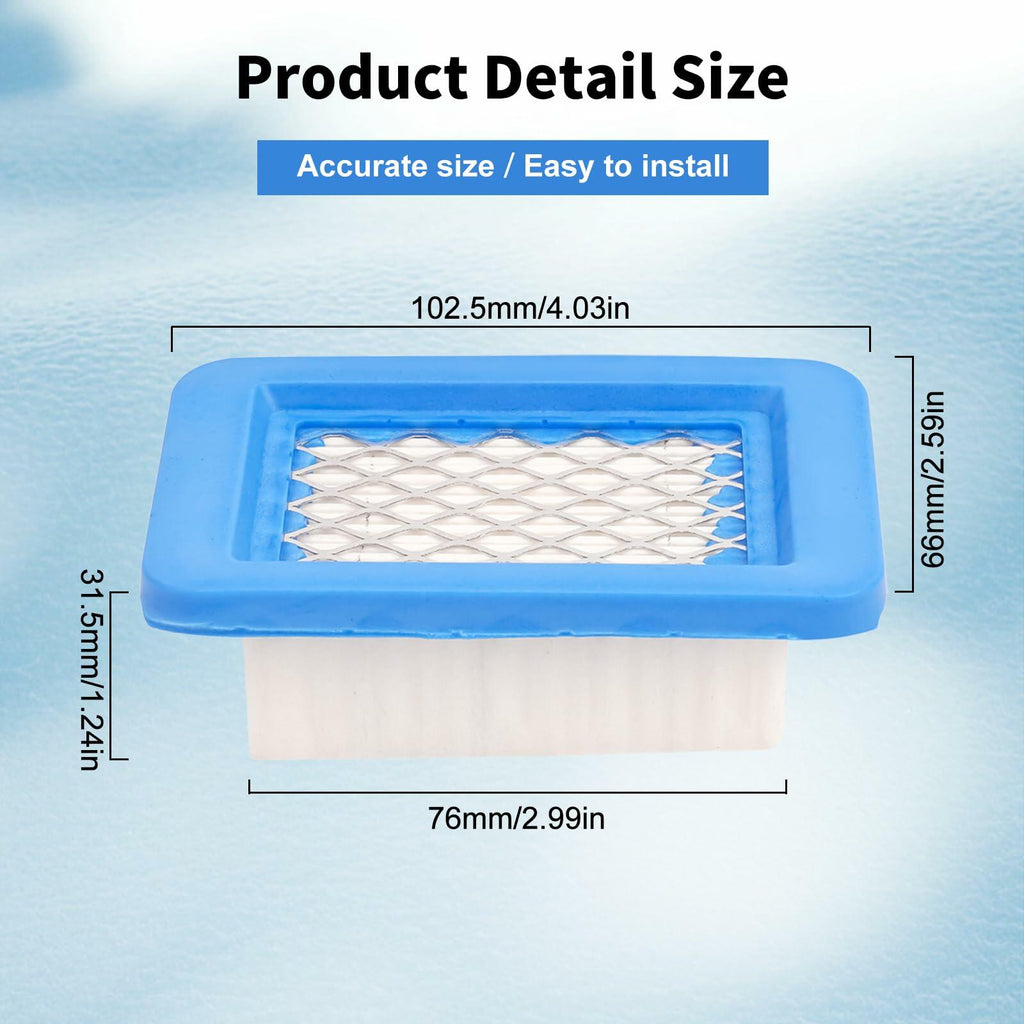 JICHEKU Air Filter A226000032 for Echo PB403 PB413 PB500 PB580 PB650 5PCS