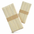 MIUPOO Large Wooden Wax Sticks 100 Pcs Body Hair Removal Waxing Spatula