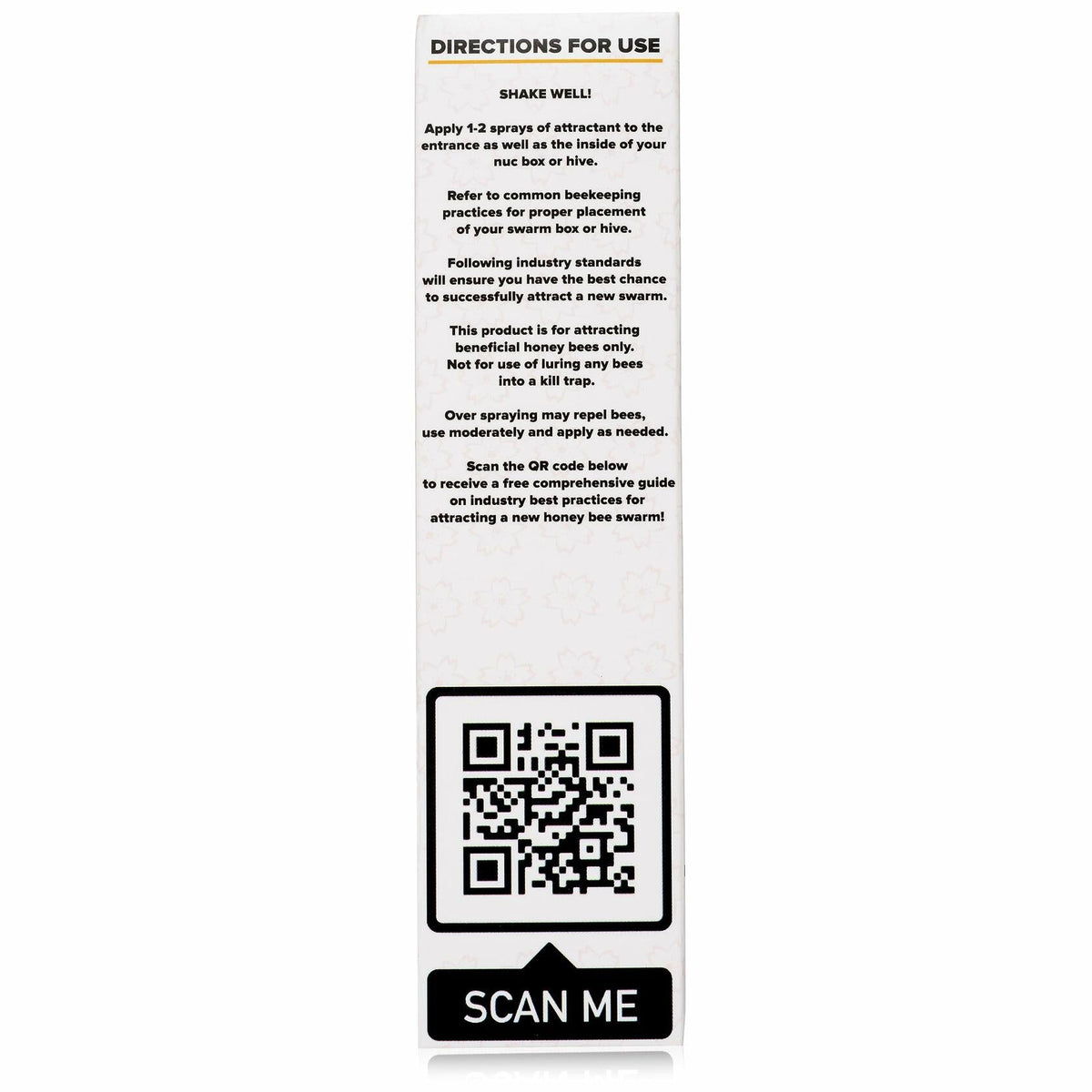 CAMAS POLLINATOR SUPPLY Honey Bee Swarm Lure 2oz Bottle Natural Attractant