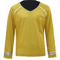 aiweran Captain Kirk Costume Adult Men Yellow T-Shirt(S), Small