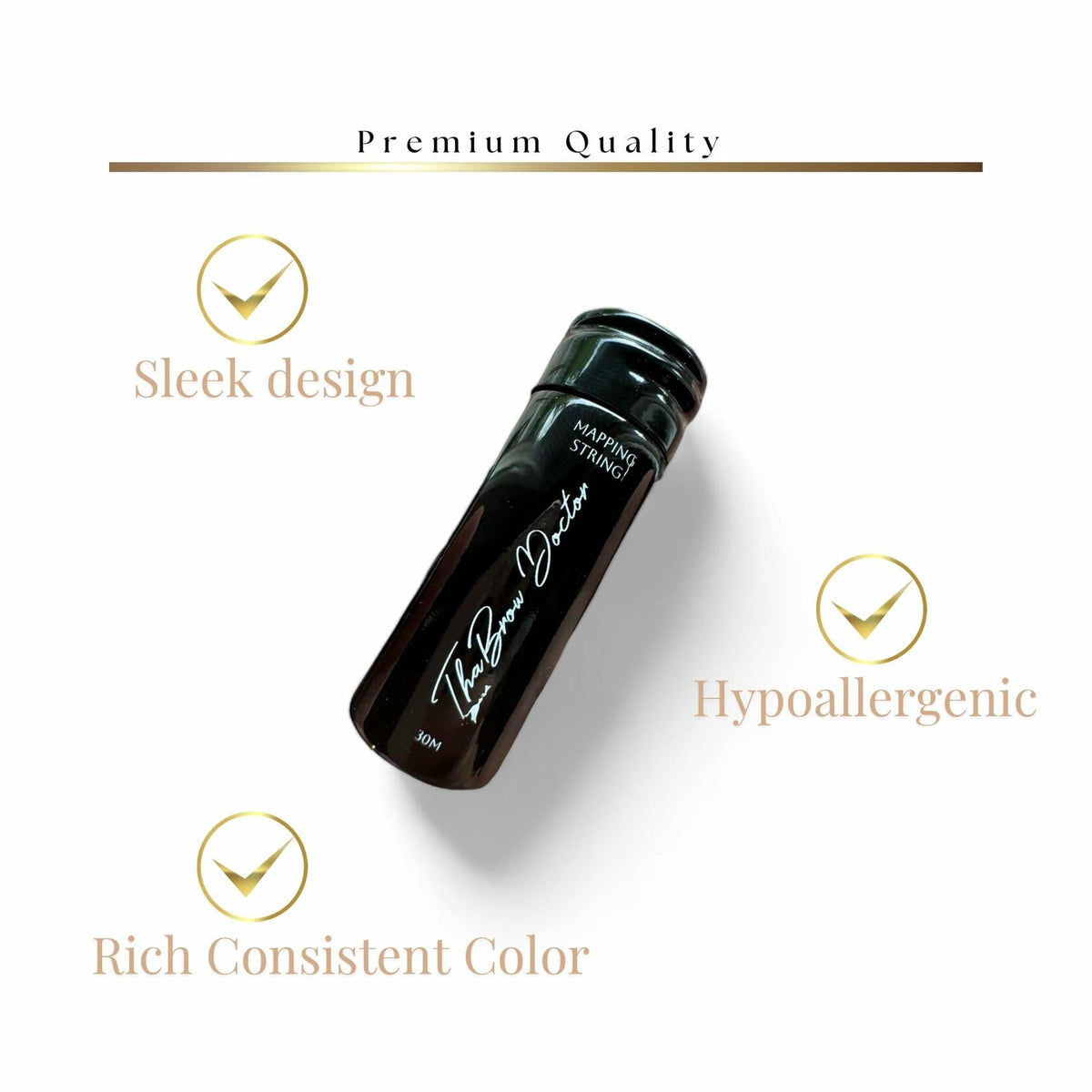 THABROWDOCTOR White Brow Mapping String 30m for Microblading & PMU