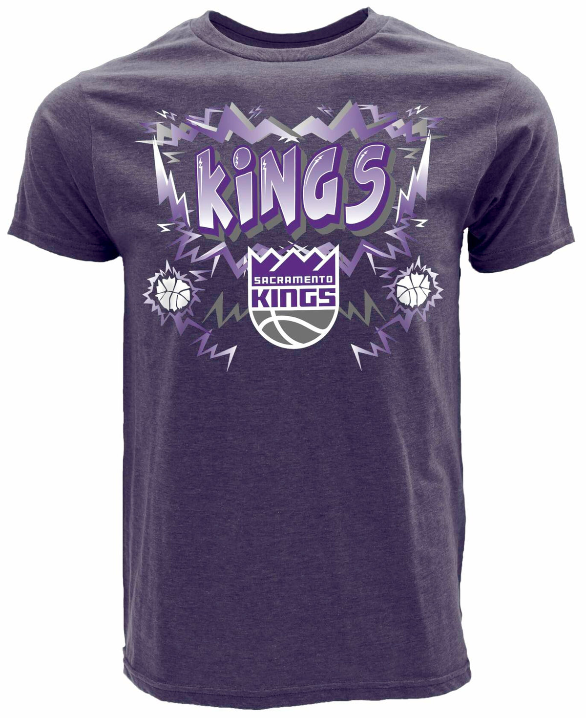 Sacramento Kings NBA Officially Licensed Heathered Team Color T-Shirt Size XXL
