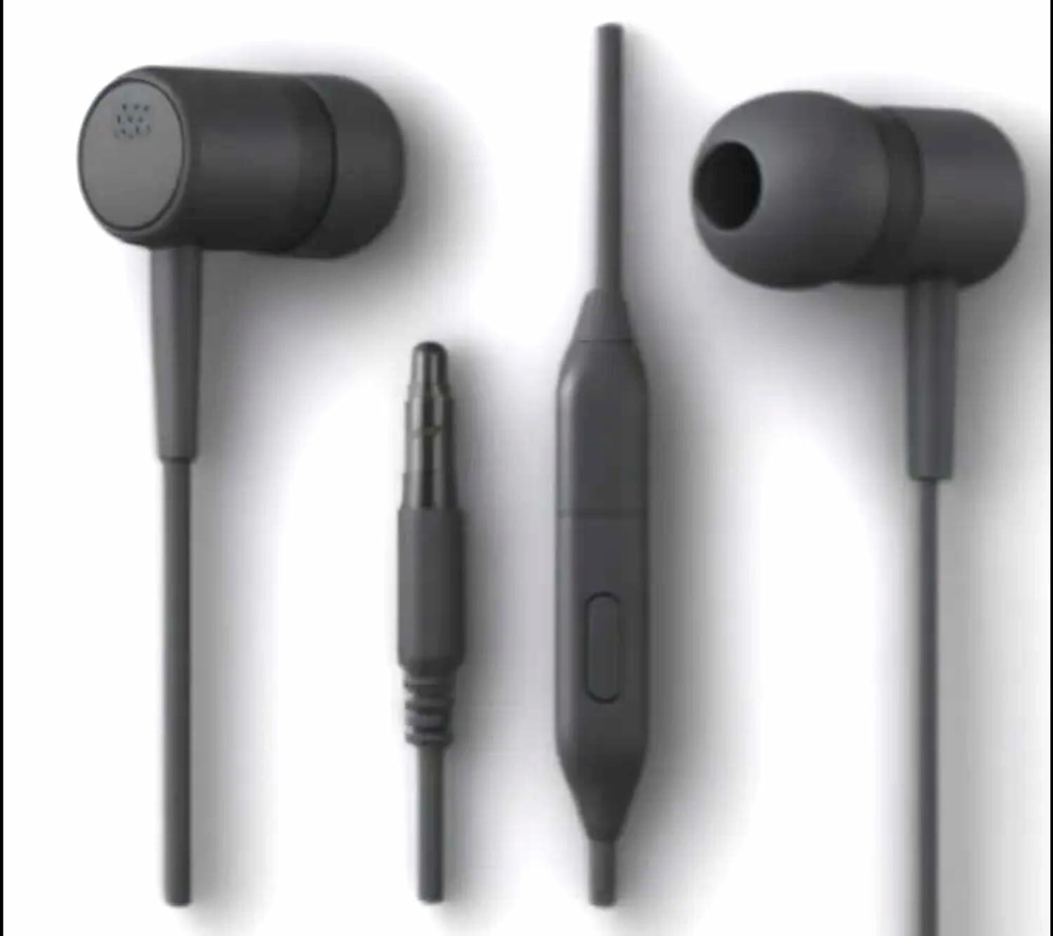 Generic RODIO Wired Earphones with Mic White Premium Affordable India