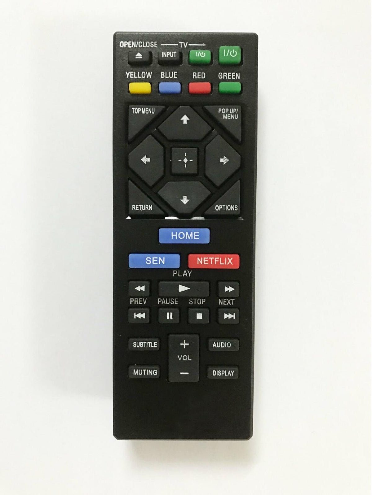 Replacement Remote Control for Sony BDP-S1200 S1500 S6500 BDP-BX550