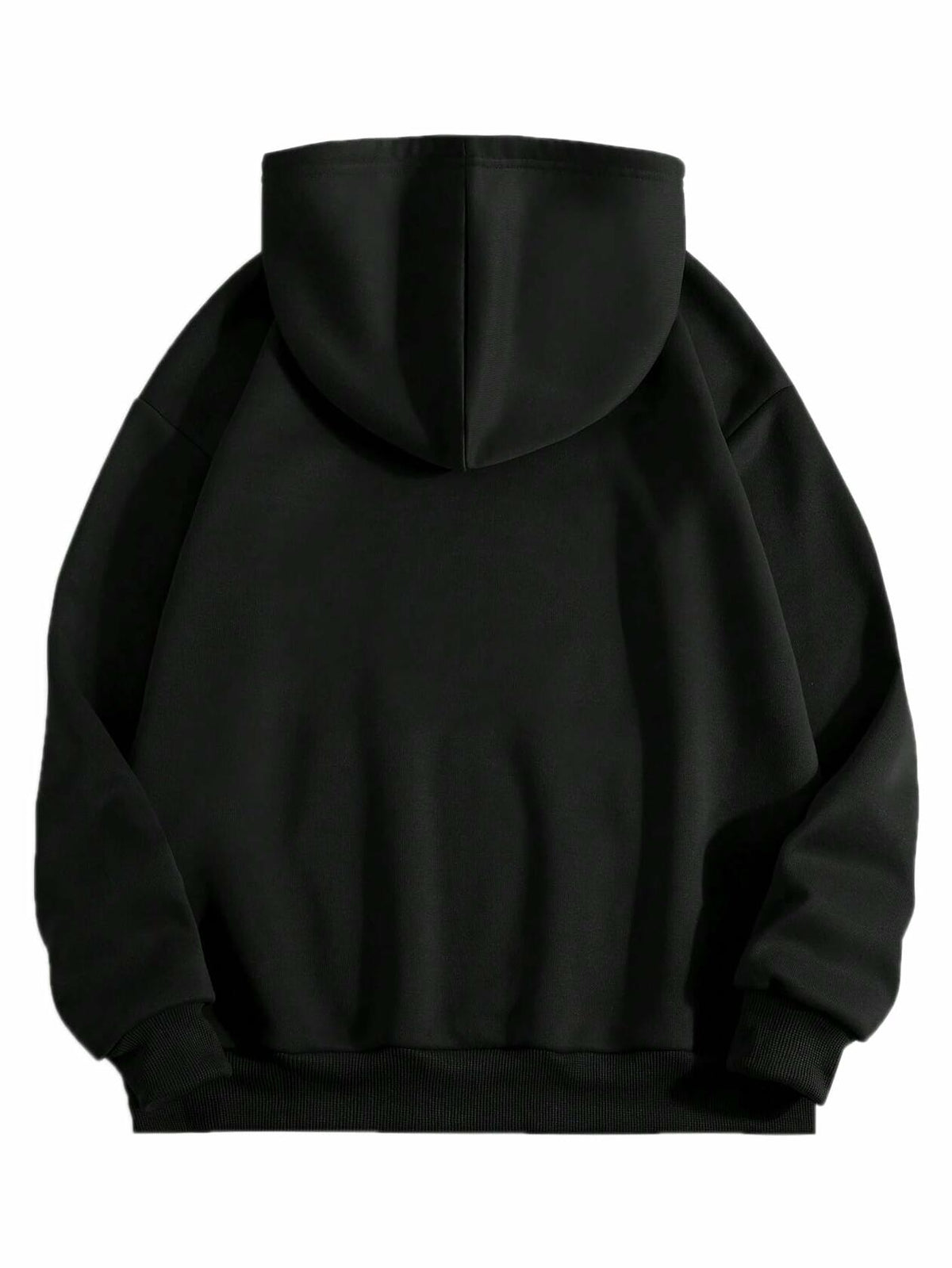 LilyCoco Women's Oversized Graphic Hoodie Sweatshirt Black Size L