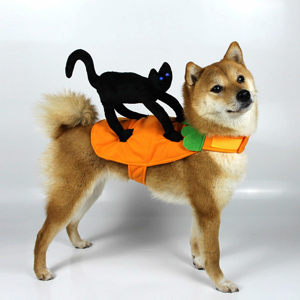 stepsin Dog Saddle Halloween Cat Riding Knight Costume Pet Clothes Size M