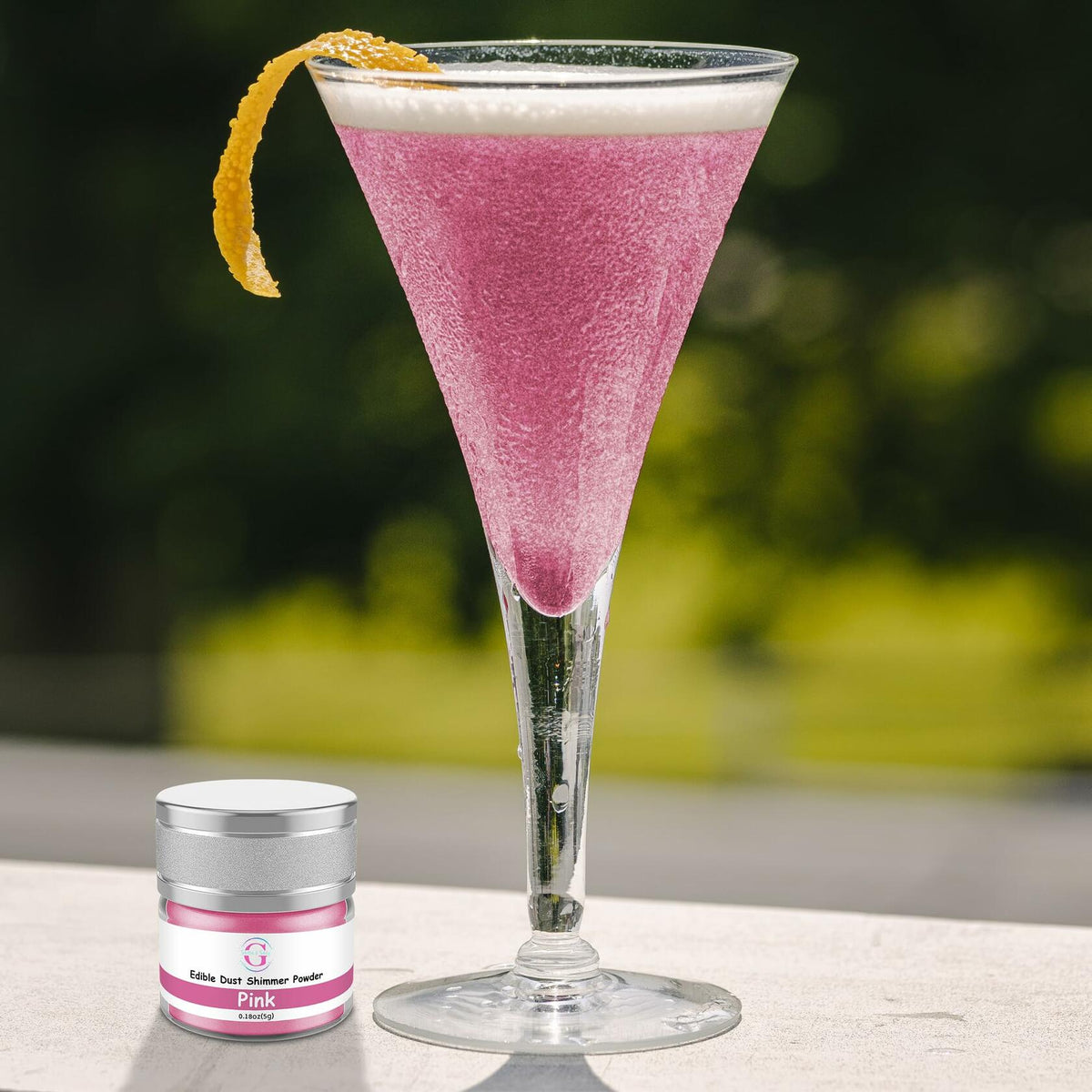 Glitter & Glitz Edible Drink Glitter Luster Dust Black 5g Cocktails Baking