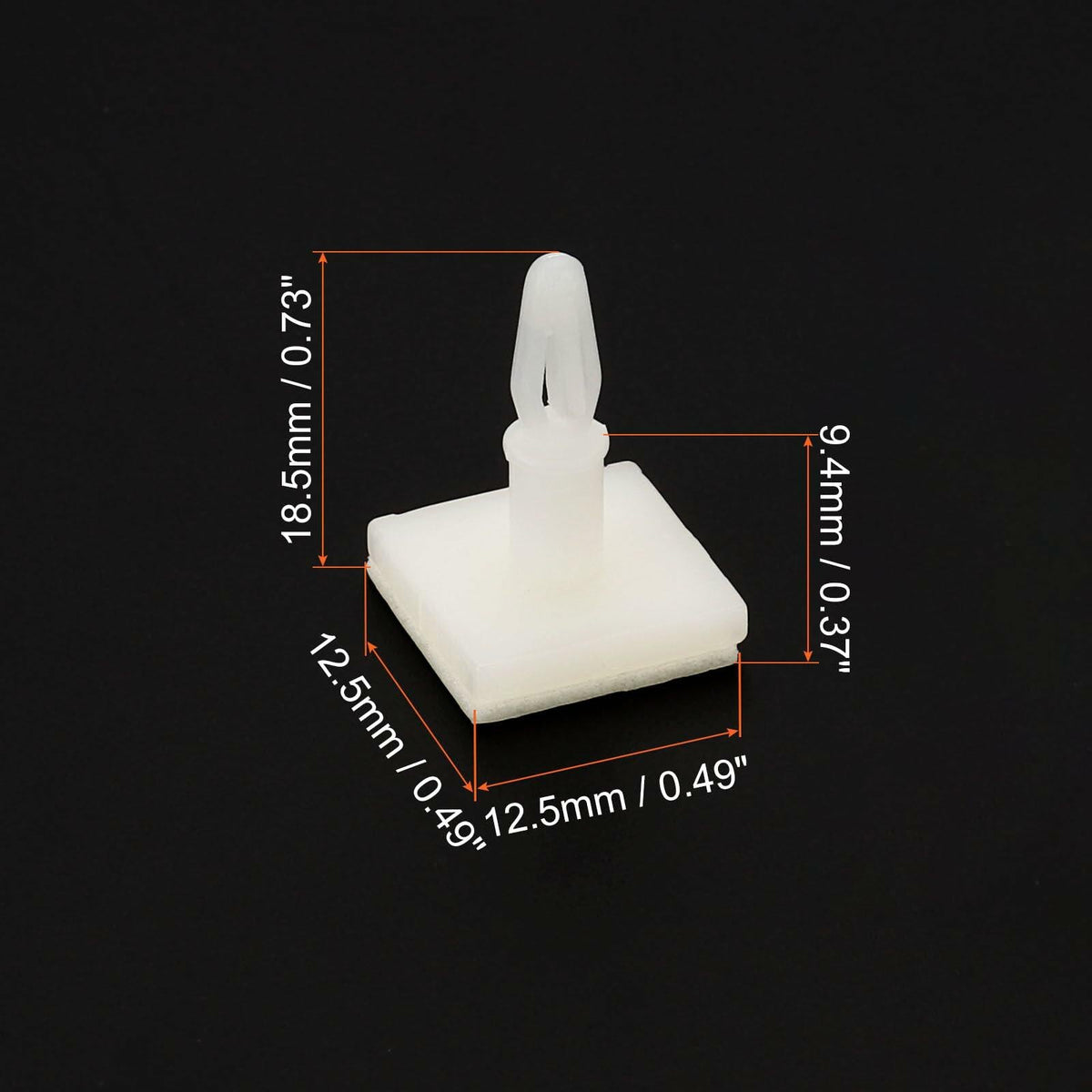 PATIKIL Sticky PCB Spacer Adhesive Standoffs 0.37" Height White 40 Pcs