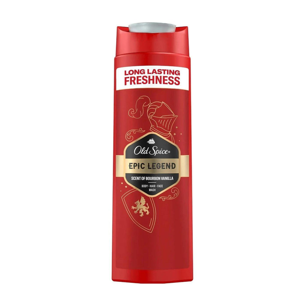Old Spice Epic Legend Men's 2-in-1 Shower Gel & Shampoo 400 ml