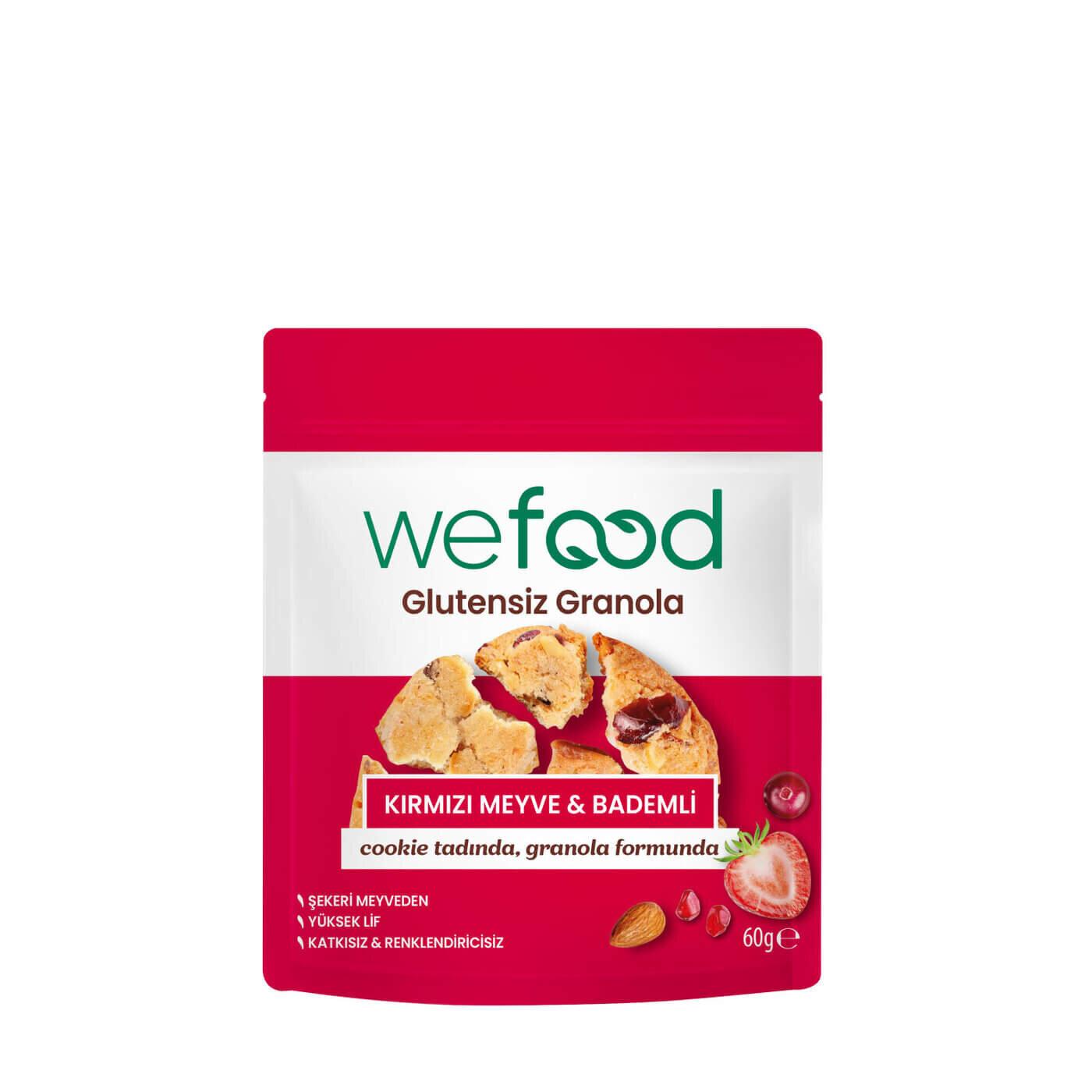 Wefood Gluten-Free Almond & Red Fruit Granola 60g