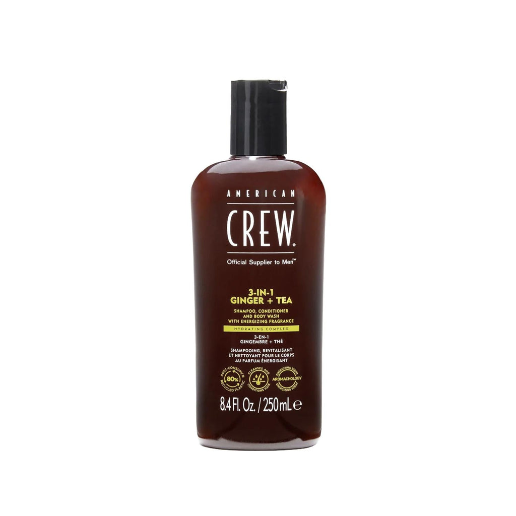 American Crew 3-in-1 Ginger Tea Energizing Shampoo 250 ml