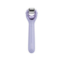 Geske MicroNeedle Face Roller with Rose Quartz & Ice Head - Purple