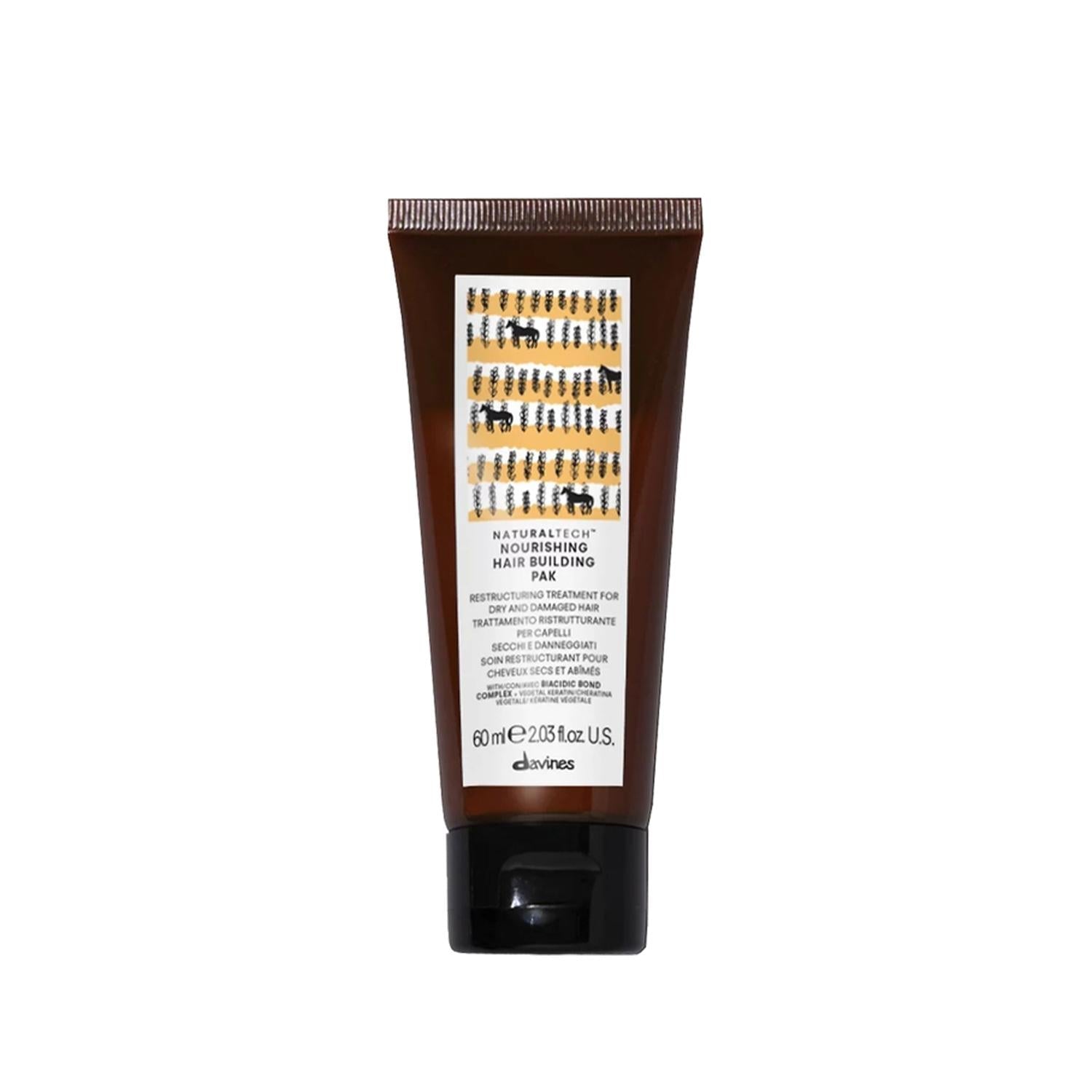 Davines Nourishing Hair Mask for Dry & Damaged Hair - 60ml, Moisturizing & Repair