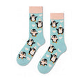 Carnaval Socks Penguin Crew Socks Soft Cotton Blend 1 Pair
